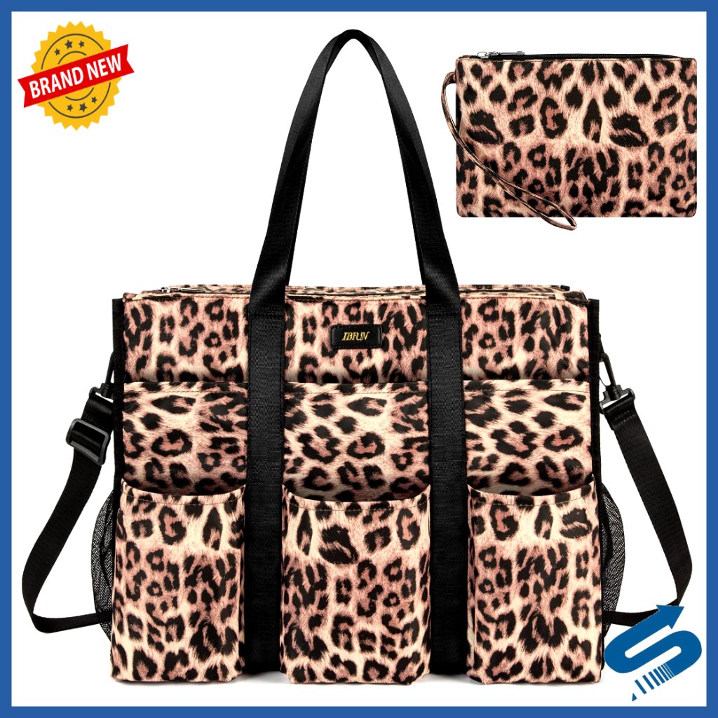 Utility Tote Bag With 14/24 Pockets Zip Top Teacher Work Organizer Waterproof